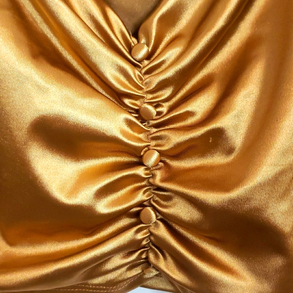 Papermoon gold crop top - Picture 7 of 9